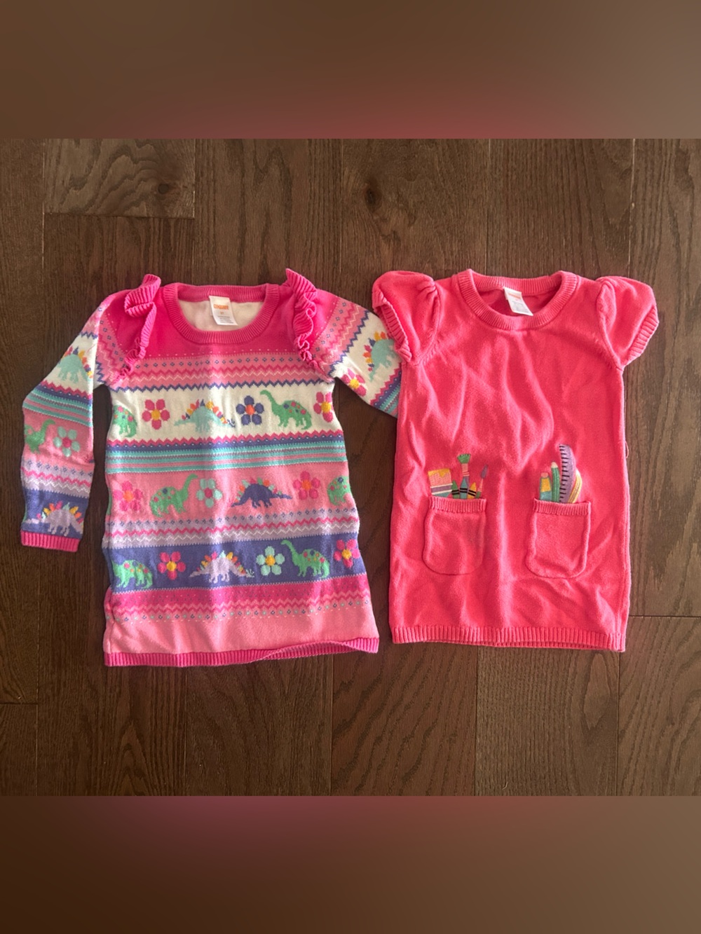 Lot of 2 Gymboree Size 2T Sweater Dresses